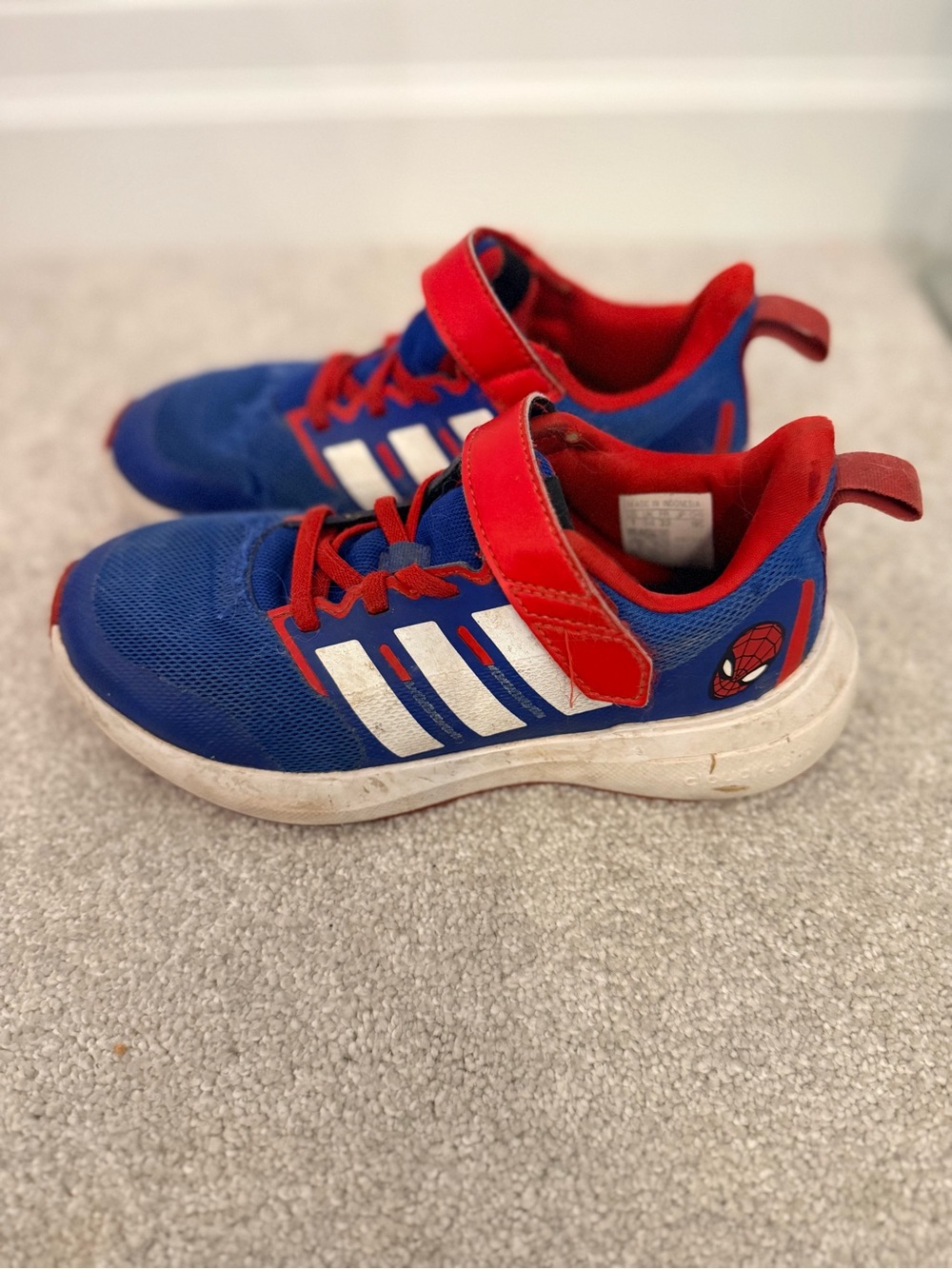 adidas Kids Blue & Red Spider-Man Sneakers